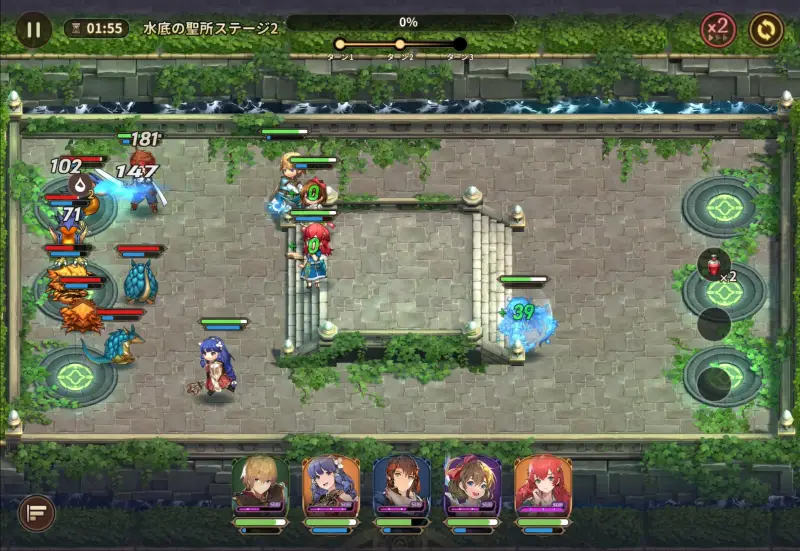 英雄伝説ガガーブトリロジーのゲーム画像