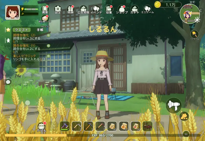 森びよりの庭画面2