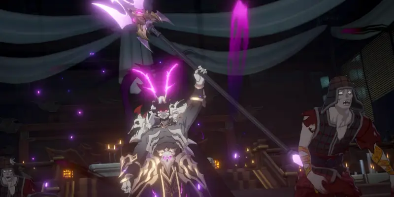 鬼喰三国のストーリー画面2