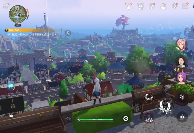 七つの大罪：Originのフィールド画面3