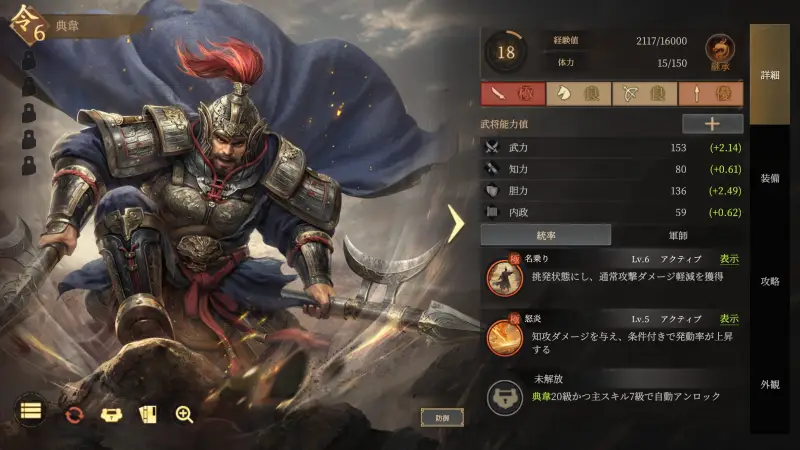 王の勅命のキャラクター2