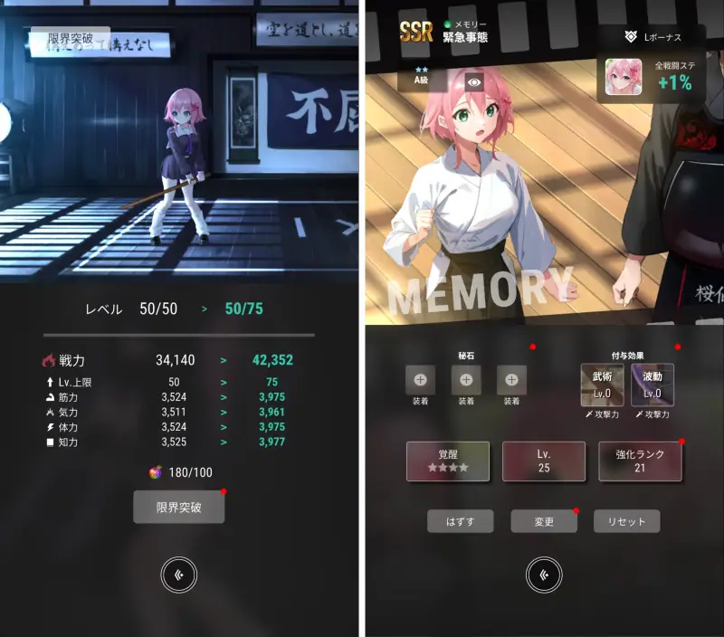 パラノイズの強化システム