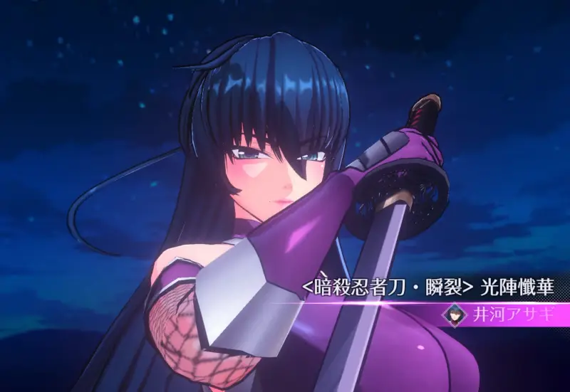 対魔忍スクワッドのバトル画面2