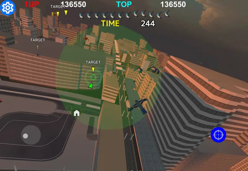 鳥の詩のゲーム画面1