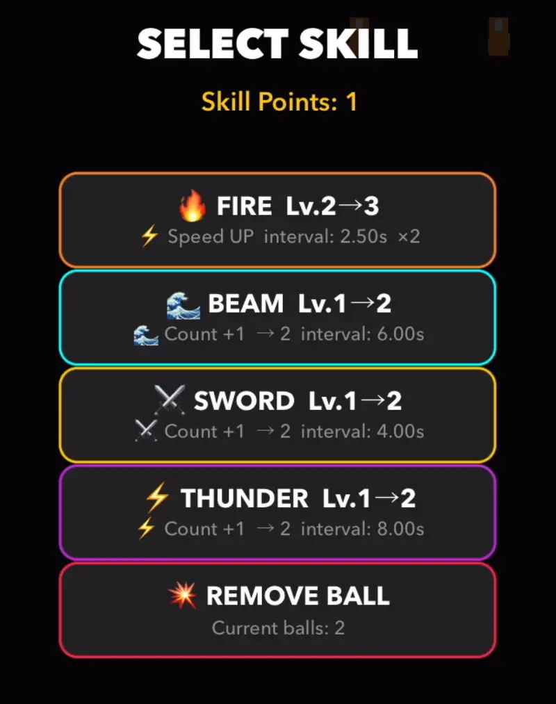 Breaker Survival!のゲーム画面2