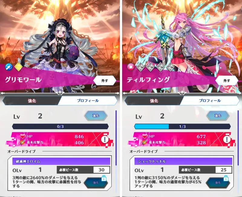 ファンキルスリスタのキャラクター