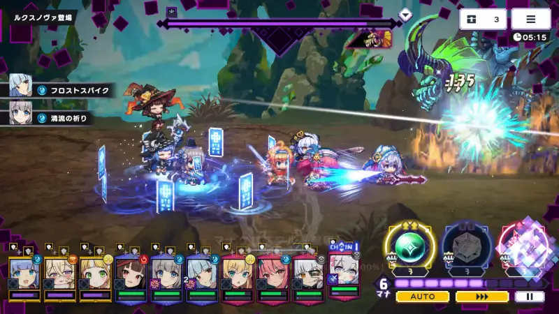 ドットアビスのバトル
