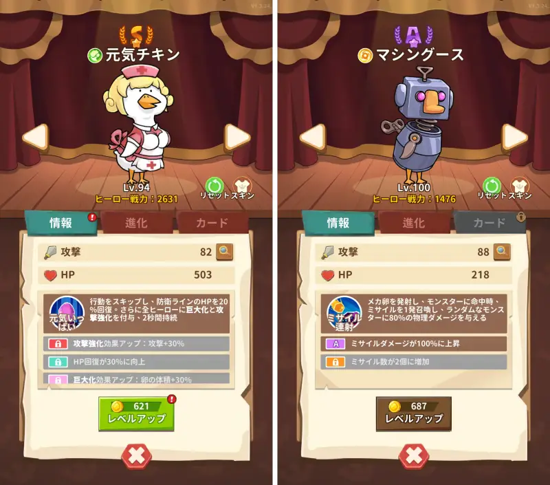 ダックスクワッドのキャラクター