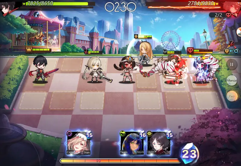 イリュージョンコネクトREのバトル