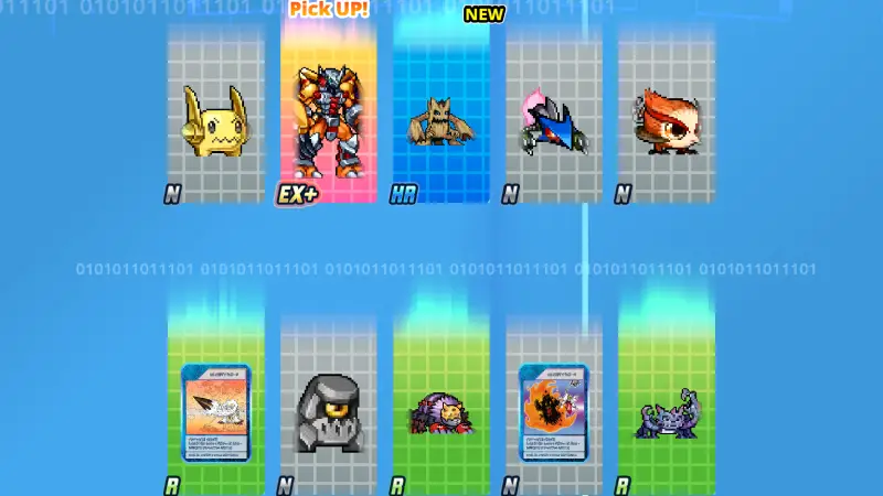 デジモンUPのガチャ1