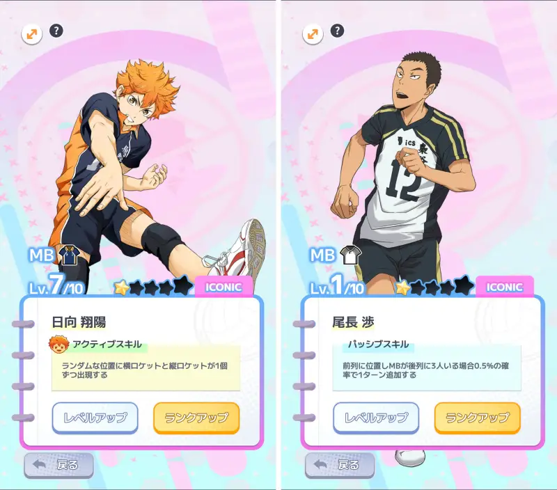 ハイコネのキャラクター