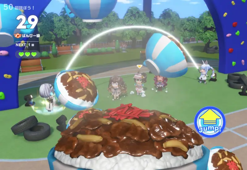 ホロライブドリームスのミニゲーム