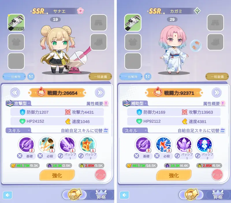 俺のクマ充生活のキャラクター