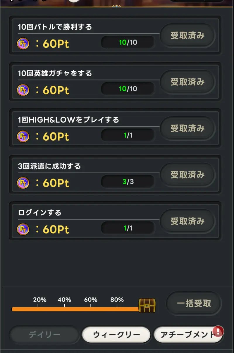 メタ転生のデイリー