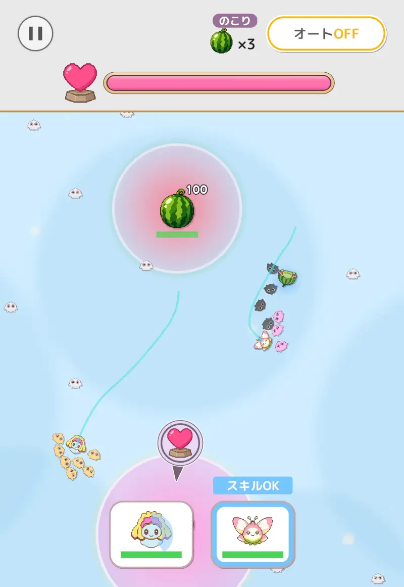 こころガーディアンズのバトル2
