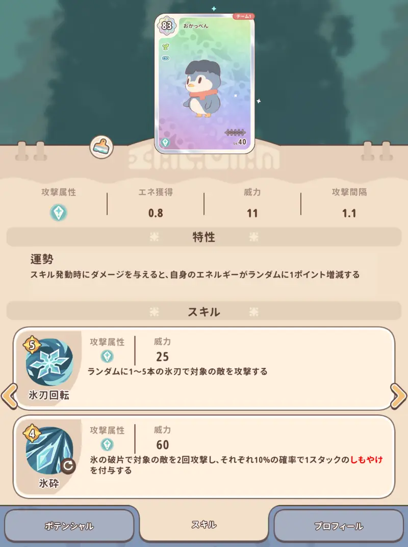 るぅみマスターのキャラ2