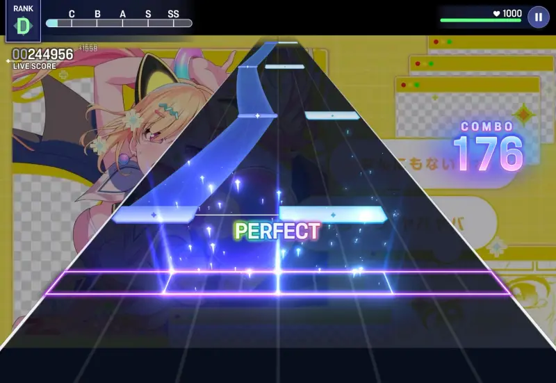 バンドリ！アワーノーツのリズムゲーム2