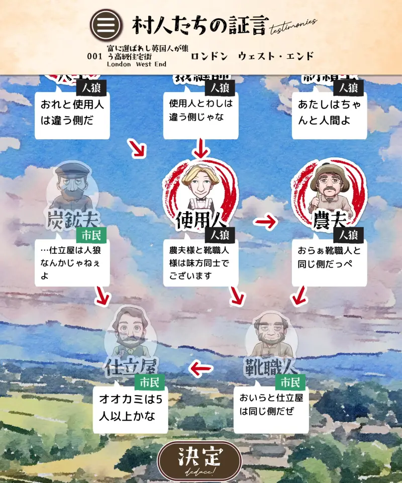 クイズ！人狼探偵のステージ