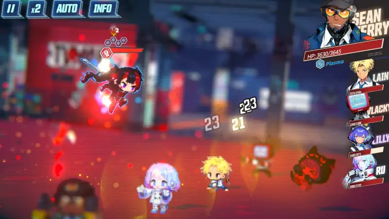 ダイナマイトブルーのバトル2